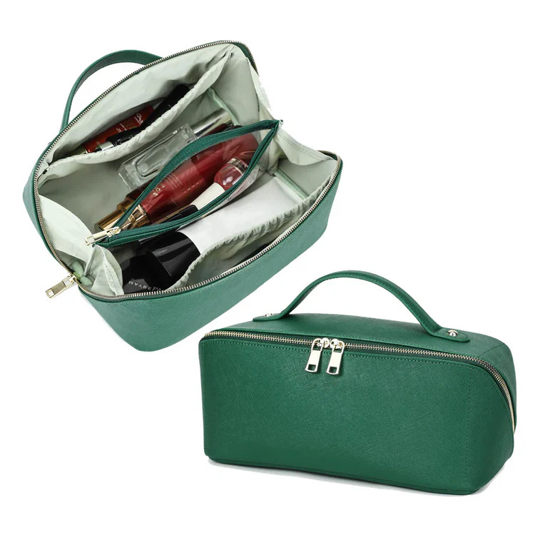 Cherloi Saffiano Leather Cosmetic Case