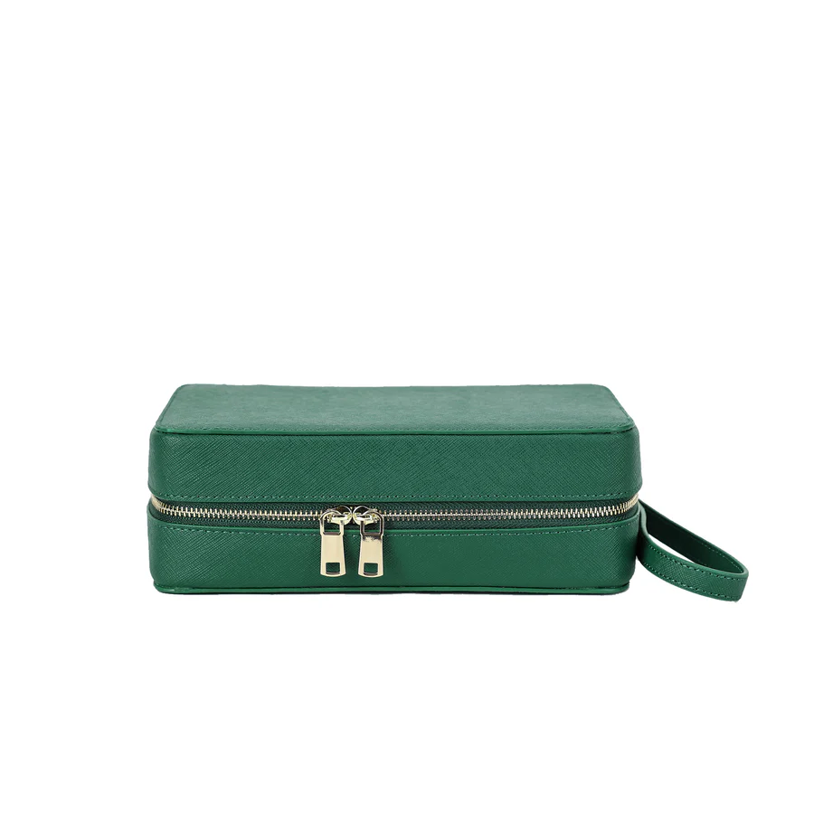 Cherloi Saffiano Leather Tech Organizer