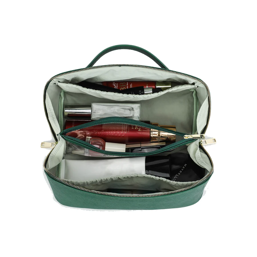 Cherloi Saffiano Leather Cosmetic Case