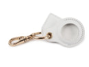 Cherloi Saffiano Leather AirTag Key Ring